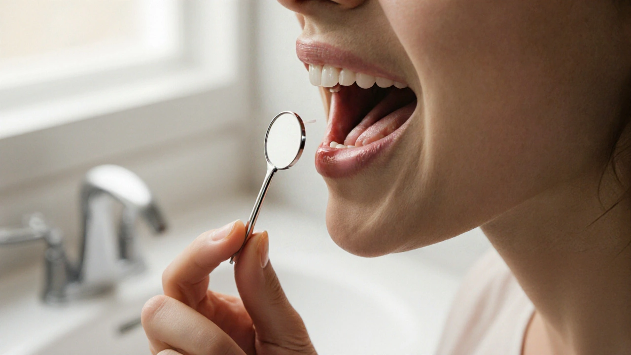 Dentální zrcátko: Jak efektivně kontrolovat zubní záněty