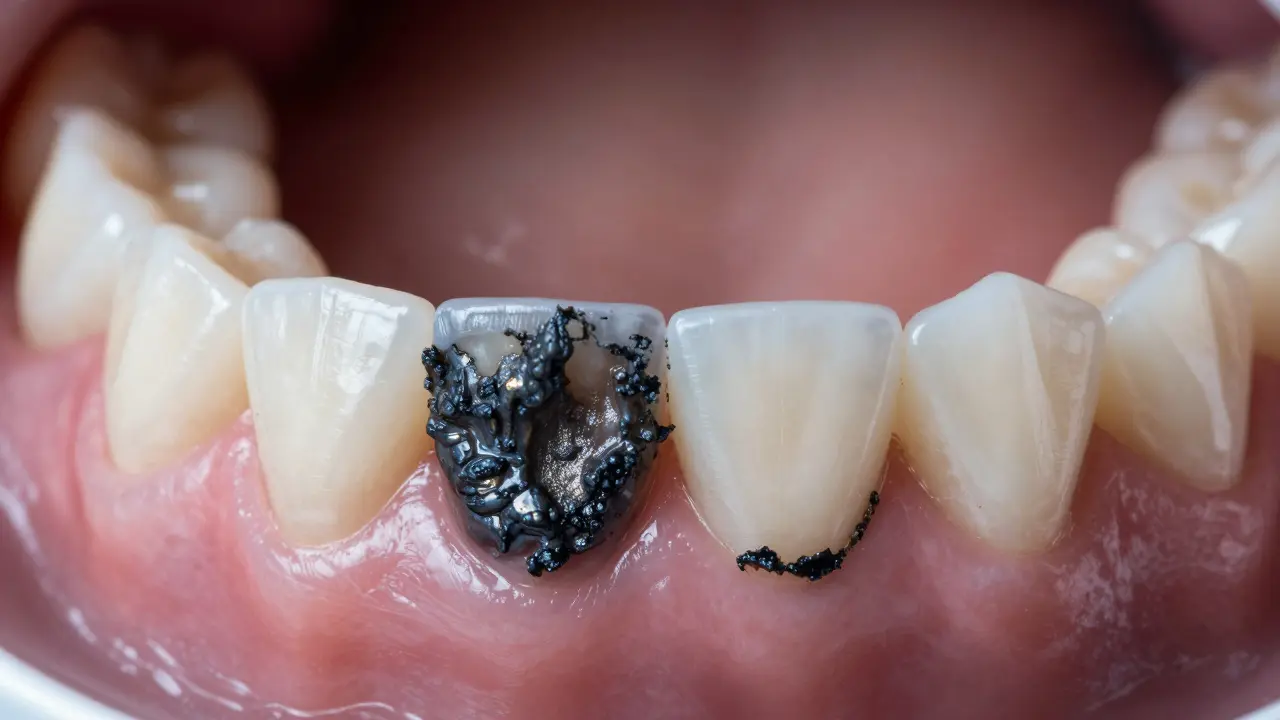 Co je to černý zubní kámen a jak se ho zbavit?