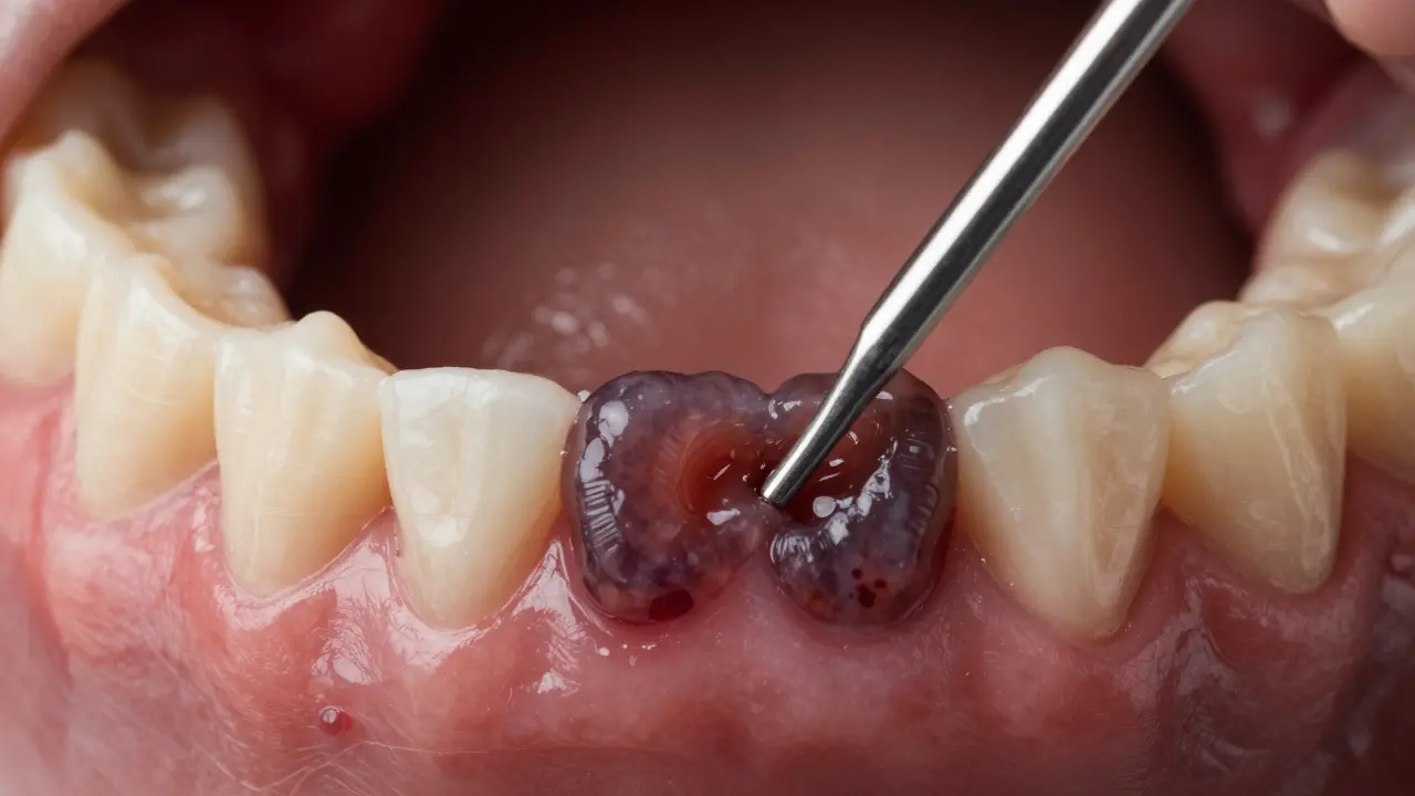 Zubní kámen pod dásní: jaké jsou jeho příznaky a co s ním dělat?