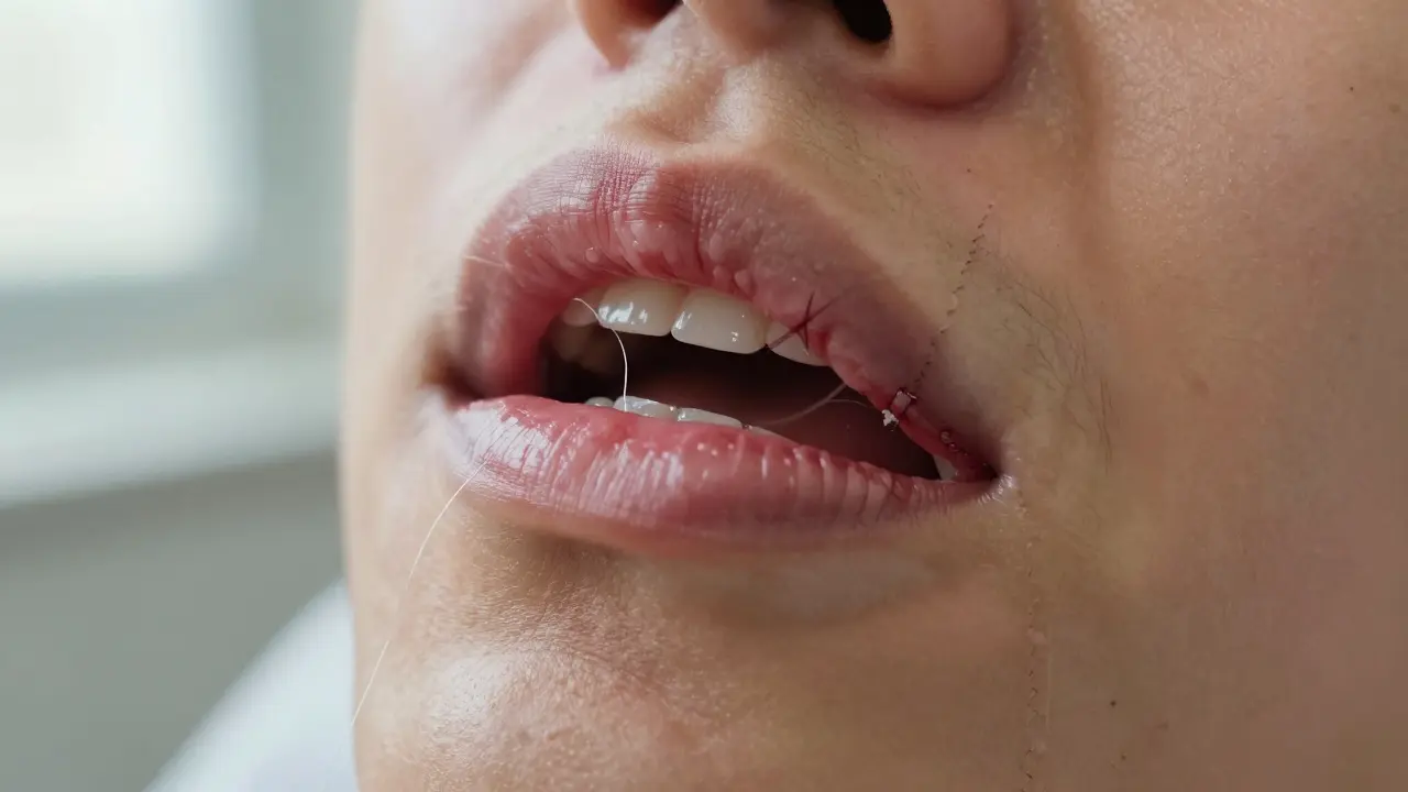 Kdy vypadnou vstřebatelné stehy po zubní operaci?