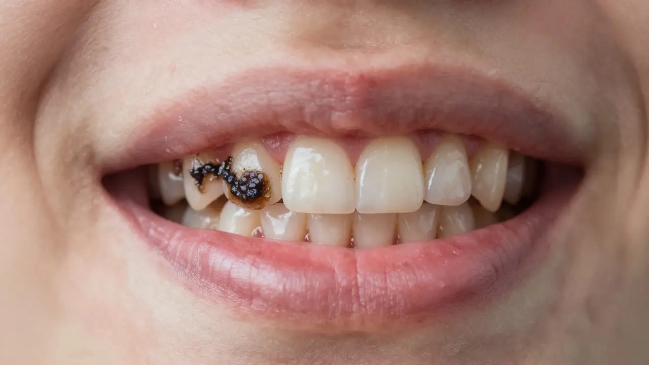 Rychlé tipy pro odstranění černého zubního kamene - jak se zbavit tmavých nánosů na zubech