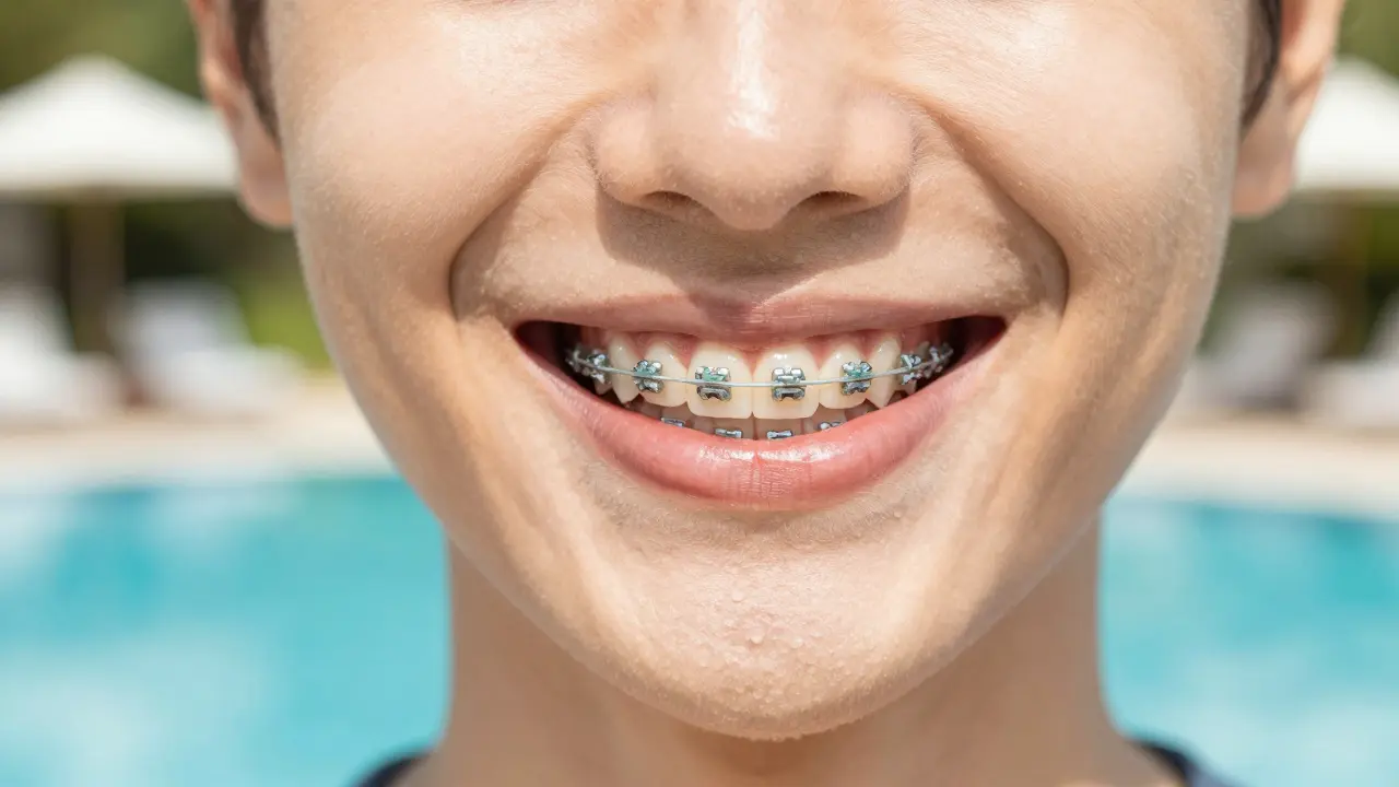 Keramické rovnátka a léto: Tipy pro udržení krásného úsměvu