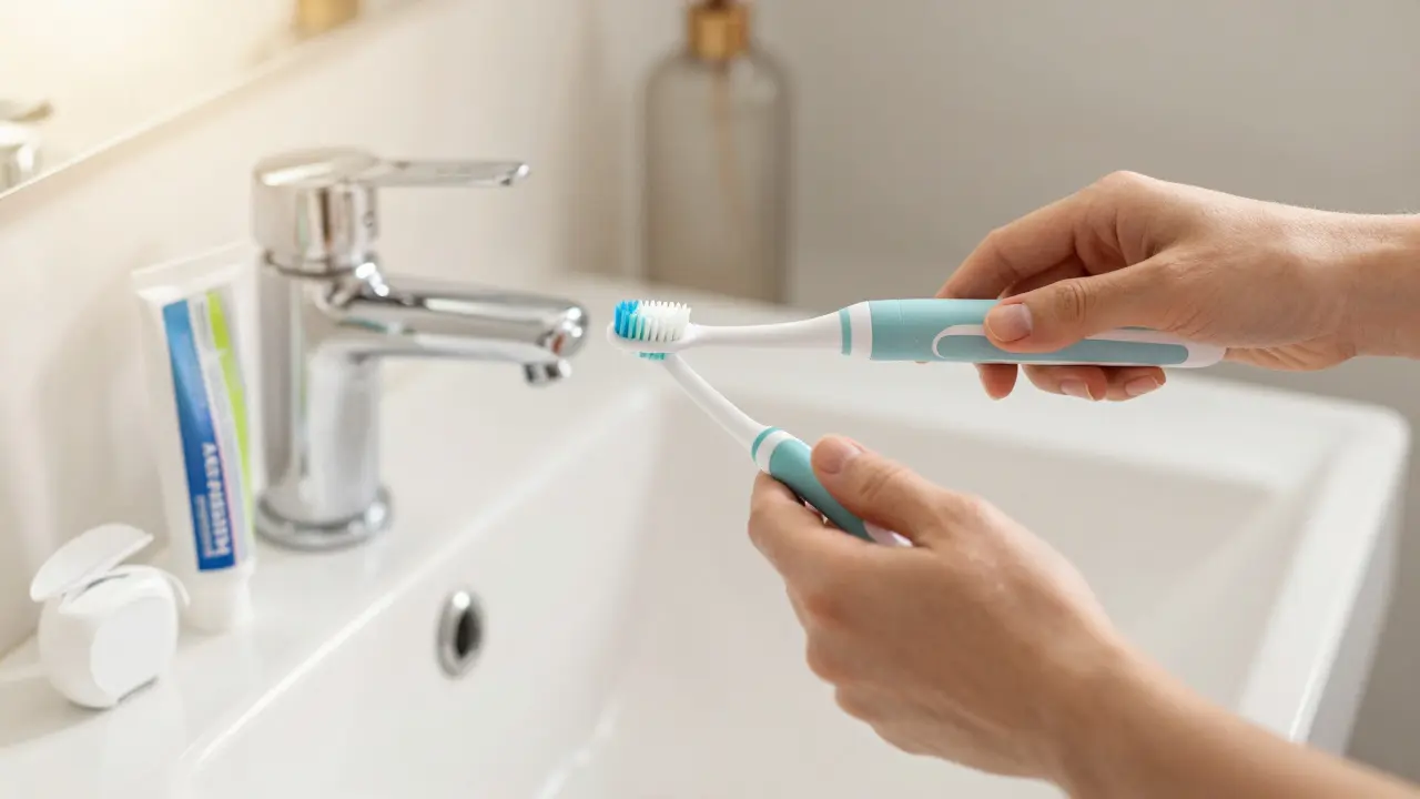 Správná technika čištění zubů elektrickým kartáčkem